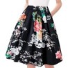 Taydey A-Line Pleated Vintage Skirts for Women,In Stock Size XXL