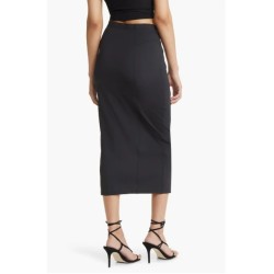 High Waist Midi Skirt，In Stock Size L