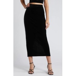 Velour Maxi Skirt，In Stock Size L