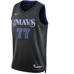 Unisex Dallas Mavericks Luka Dončić Nike Black Swingman Jersey