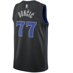 Unisex Dallas Mavericks Luka Dončić Nike Black Swingman Jersey