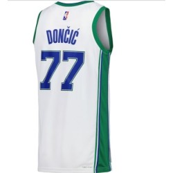 Men's Luka Dončić Nike White Swingman Player Jersey