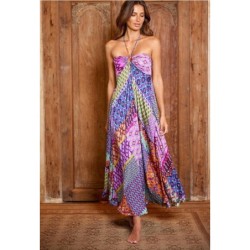 Utopia Trinity Maxi Dress - Utopia Patchwork,SIZE 6