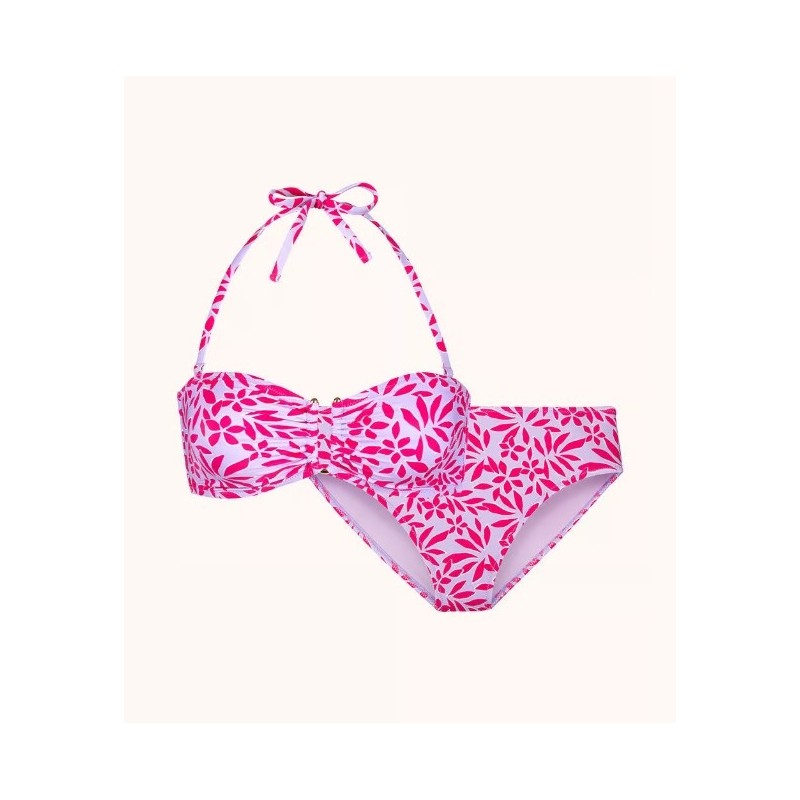 U-Front Bandeau & High Waist Swim Bundle，In Stock Size L