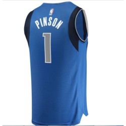 Men's Theo Pinson Blue Fast Break Replica Jersey - Icon Edition