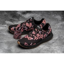 Black Pink Women's Nobull Cherry Blossom Ripstop Running Shoes,Size8