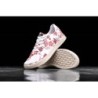 White Pink Women's Nobull Cherry Blossom Canvas Trainers ,Size10