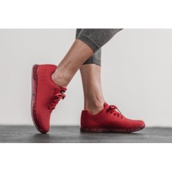 Red Women's Nobull All You Need Is Love Ruby Trainers,Size9