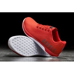 Red Women's Nobull Alert Trainers,Size9.5