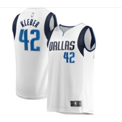 Men's Dallas Mavericks Maxi Branded White Fast Break Player Jersey