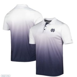 Men's Colosseum Navy Notre Dame Fighting Irish Magic Polo