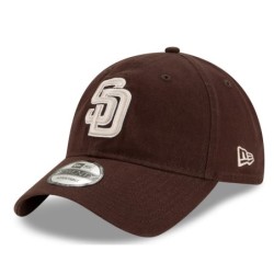 Men's San Diego Padres New Era Brown Logo Replica Core Classic 9TWENTY Adjustable Hat