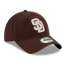 Men's San Diego Padres New Era Brown Logo Replica Core Classic 9TWENTY Adjustable Hat