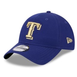 Men's Texas Rangers New Era Royal 2024 Gold Collection 9TWENTY Adjustable Hat