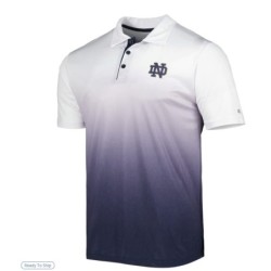 Men's Colosseum Navy Notre Dame Fighting Irish Magic Polo