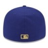 Men's Texas Rangers New Era Royal 2024 Gold Collection Low Profile 59FIFTY Fitted Hat