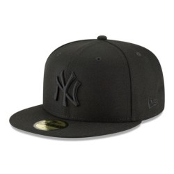 Men's New York Yankees New Era Black Primary Logo Basic 59FIFTY Fitted Hat