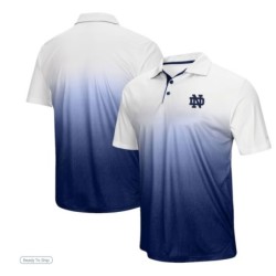 Men's Colosseum Navy Notre Dame Fighting Irish Magic Polo