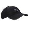 Unisex Black Solid Baseball Cap