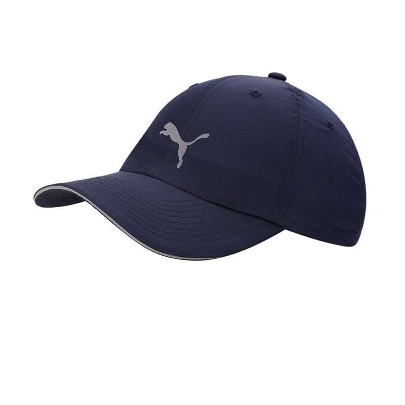 Unisex Blue Solid Baseball Cap