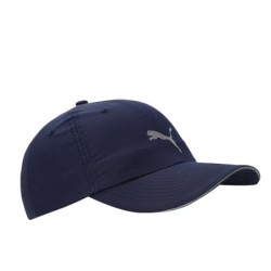 Unisex Blue Solid Baseball Cap