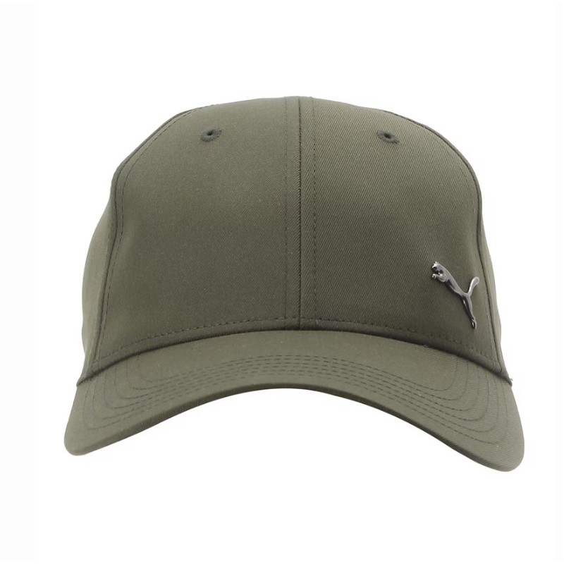 Unisex Green Solid Baseball Cap