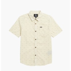 Kids' Crownstone Short Sleeve Button-Up Shirt,In Stock Size M(10-12)