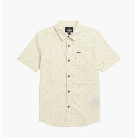 Kids' Crownstone Short Sleeve Button-Up Shirt,In Stock Size M(10-12)