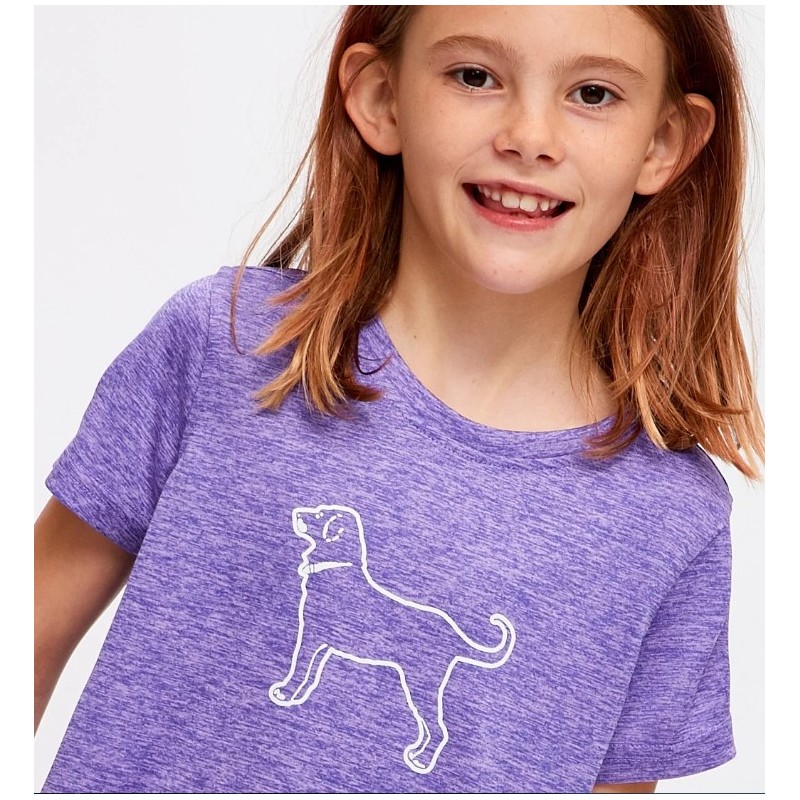 Kids Hiking Tech Shortsleeve Tee,In Stock Size M