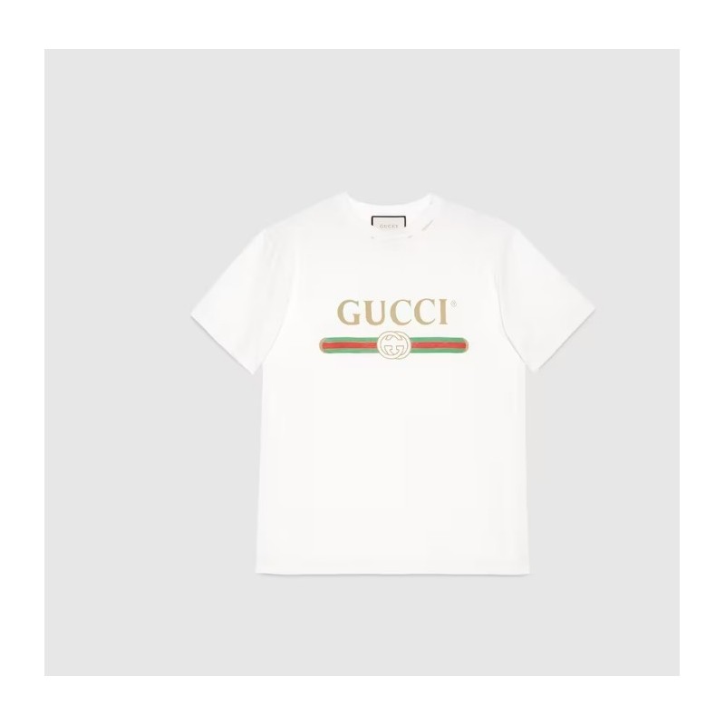 OOVERSIZE T-shirt with GUCCI logo