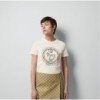 Cotton knitted T-shirt with interlocking G