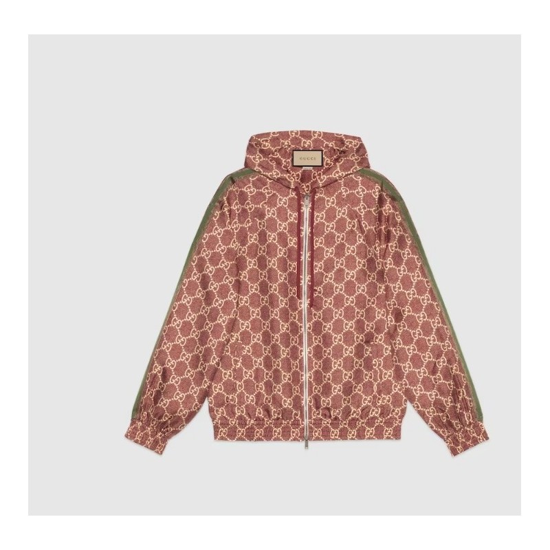 GG supreme print silk jacket