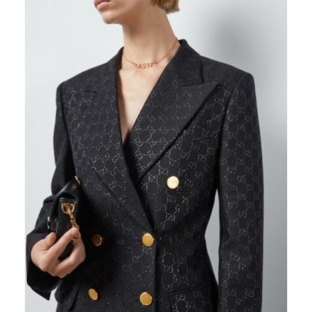 GG wool LAMÉ jacket