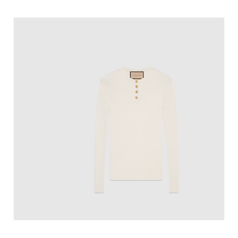 GG Extrafine viscose long sleeves T-shirt