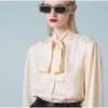 Squared interlocking G silk shirt