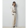 GUCCI rib stitch wool cardigan whith web