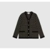 WOOL GG JACQUARD CARDIGAN