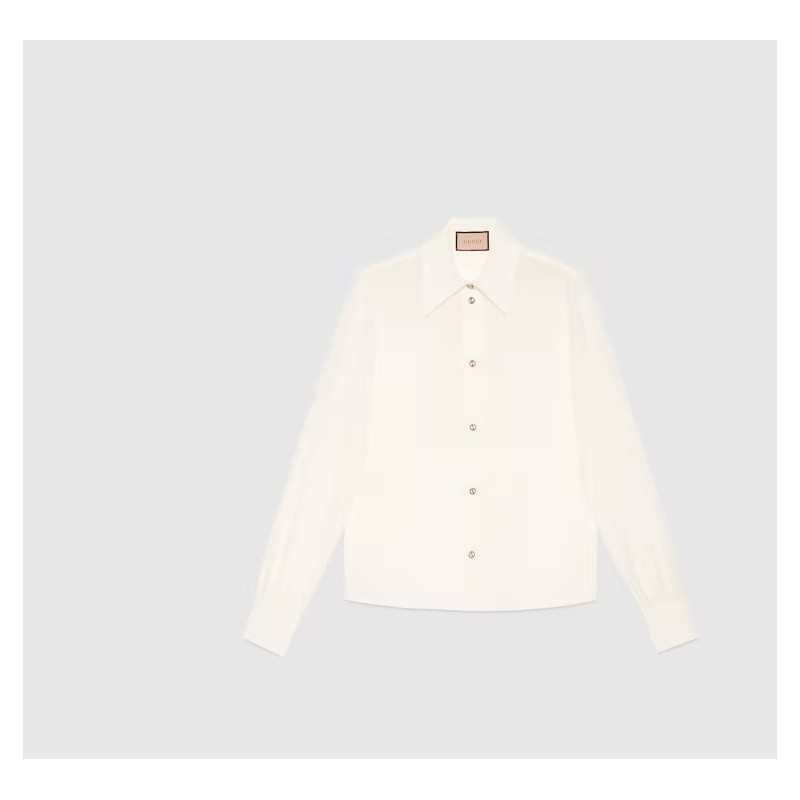 G SILK CRÊPE DE CHINE SHIRT