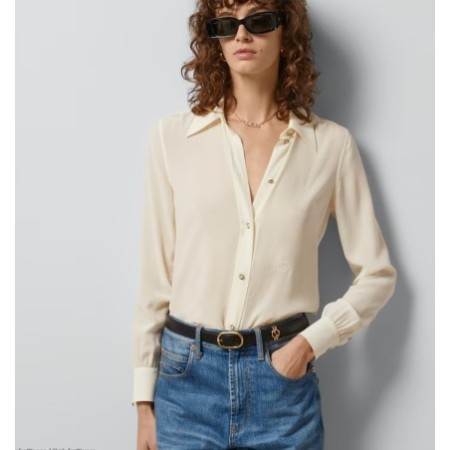 G SILK CRÊPE DE CHINE SHIRT