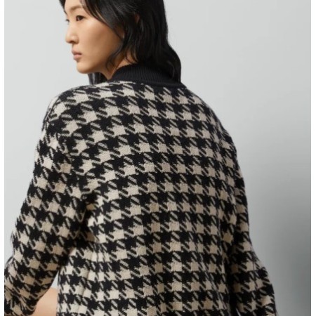 GUCCI houndstooth bomber jacket