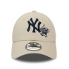 Beige New York Yankees Food Character 9FORTY Adjustable Cap