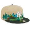 Beige New York Yankees Team Landscape 59FIFTY Fitted Cap