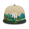 Beige New York Yankees Team Landscape 59FIFTY Fitted Cap