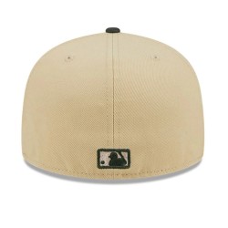 Beige New York Yankees Team Landscape 59FIFTY Fitted Cap