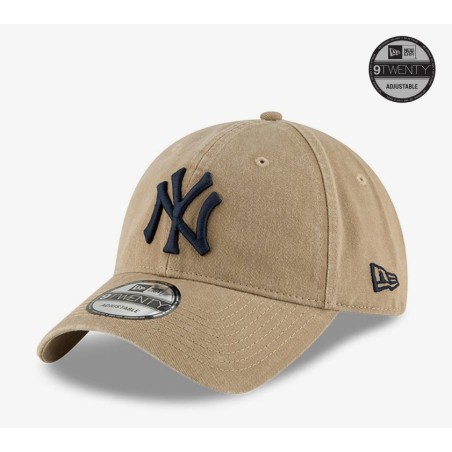 Beige New York Yankees MLB Core Classic 9TWENTY Adjustable Cap