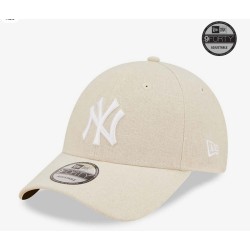 Beige New York Yankees Linen 9FORTY Adjustable Cap