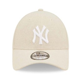 Beige New York Yankees Linen 9FORTY Adjustable Cap