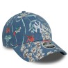 Blue New York Yankees Denim Floral Women 9FORTY Adjustable Cap