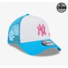 Blue New York Yankees MLB Big League Chew 9FORTY A-Frame Trucker Cap