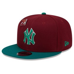 Dark Red New York Yankees MLB Big League Chew 9FIFTY Snapback Cap